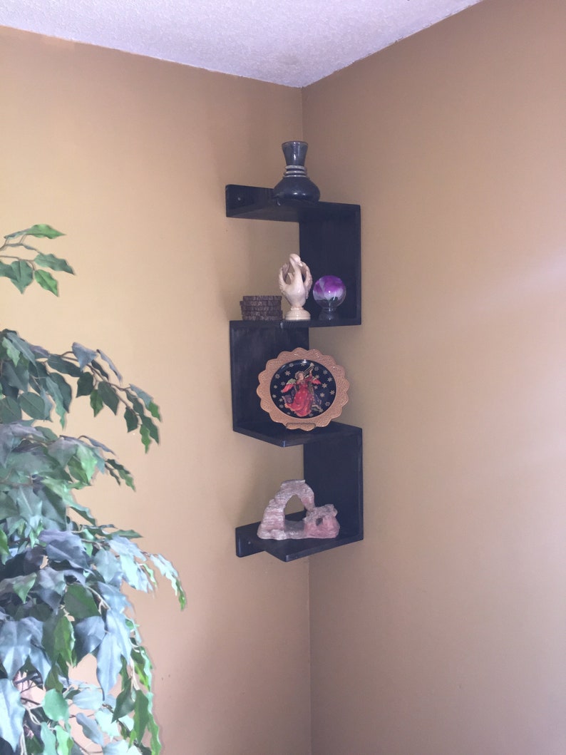 Wall Corner Shelf Corner Wall Shelf Corner Shelf Wall Shelf Etsy