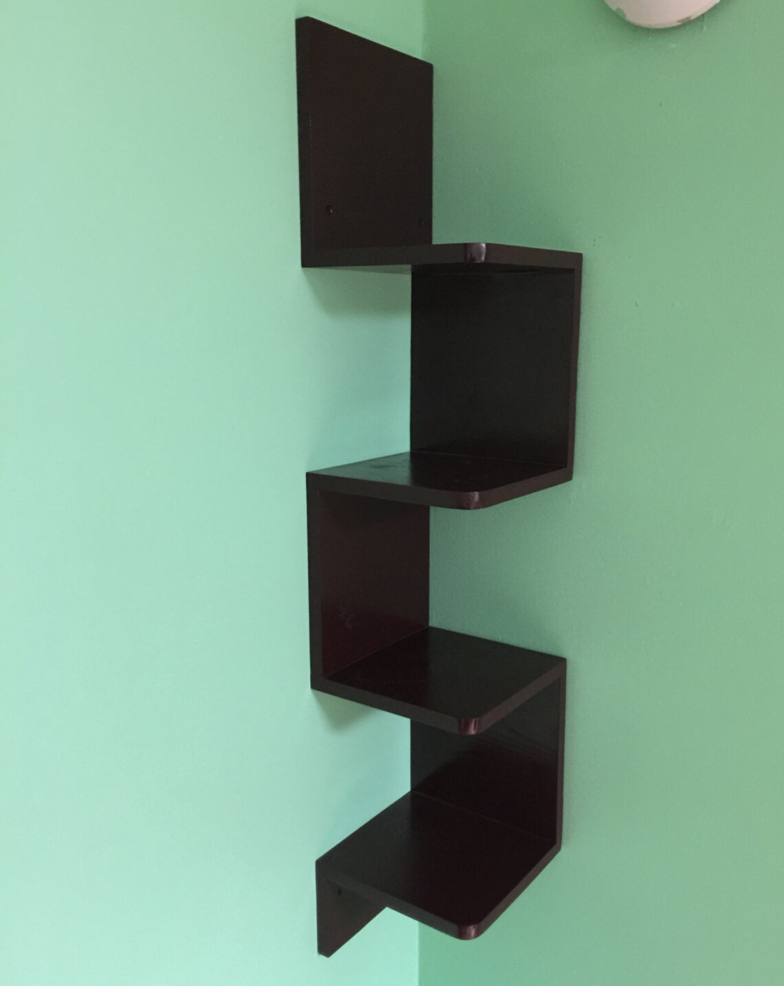 Wood Corner Shelf. Corner Shelf Kitchen Shelf Corner Etsy