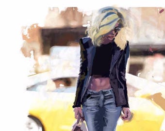 Custom Portrait Illustration, 24-48 HR Turnaround, Custom Fashion Illustration, Custom Portrait, Custom Illustration, Portrait Illustration