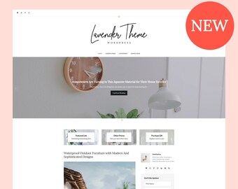 Genesis WordPress - responsive wordpress blog design - wordpress template - wordpress theme feminine - wordpress theme modern - LAVENDER