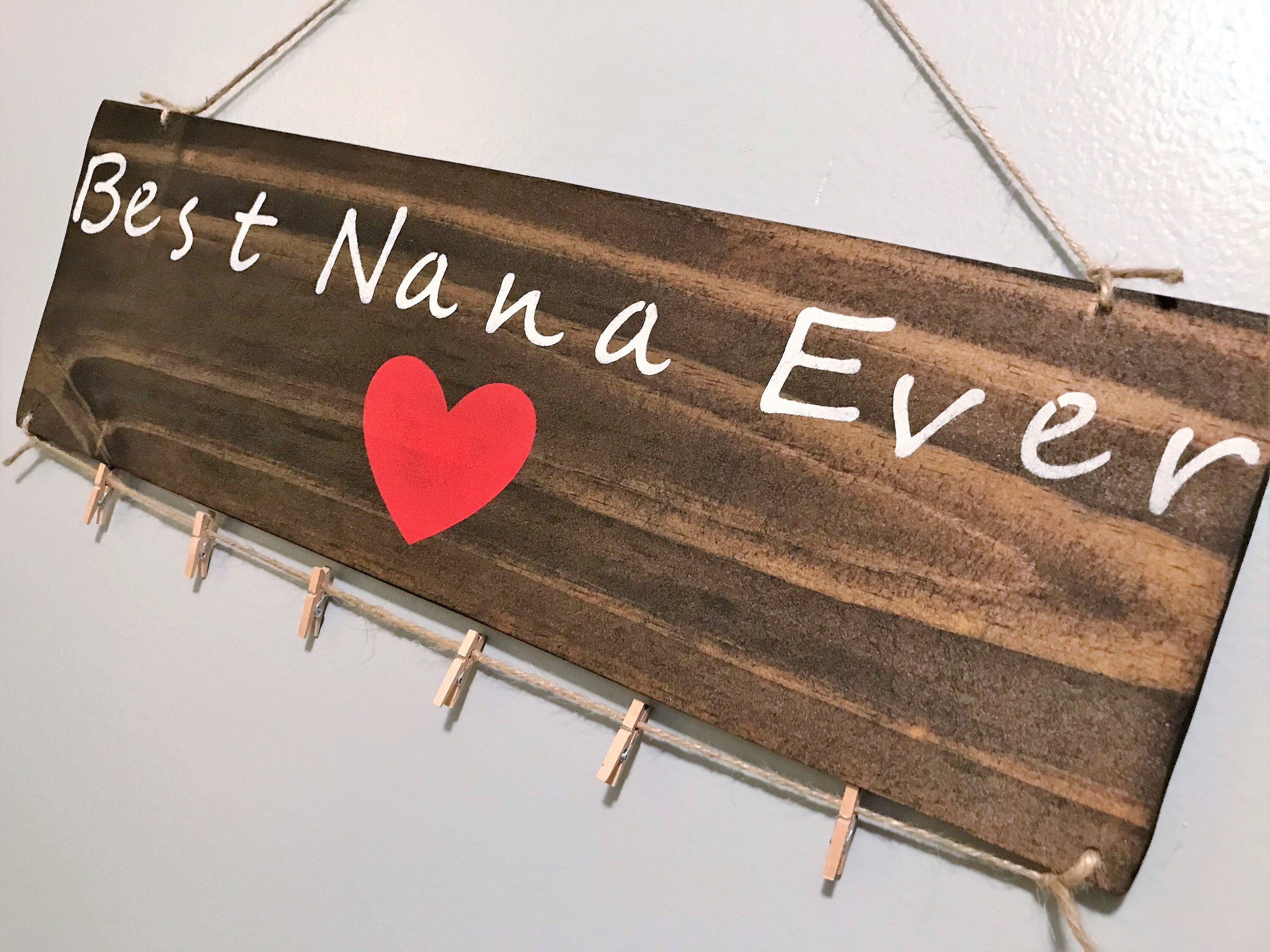 Nanas Brag BoardNana GiftGift for NanaBest Nana Ever Etsy