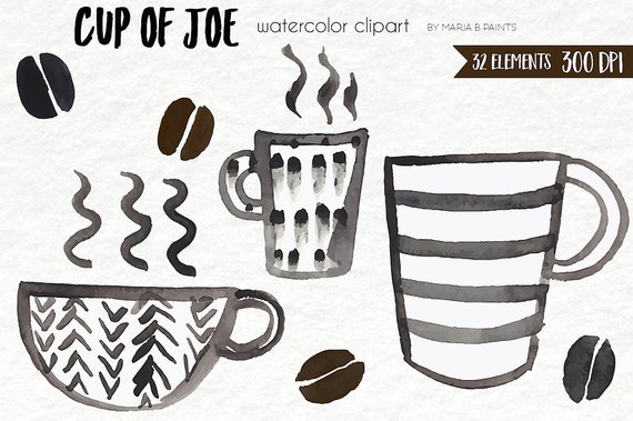 Watercolor Clip Art Coffee Cup Of Joe Mug Cup Steam Etsy Watercolor Clip Art Coffee Cup Of Joe Mug Cup Steam Etsy