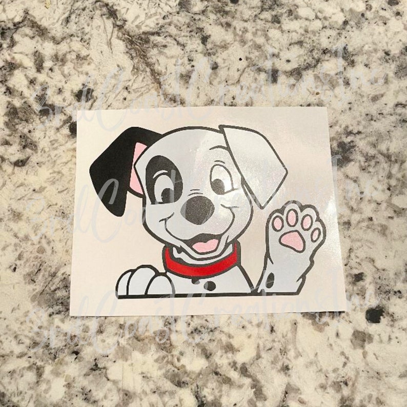 Dalmatian Inspired Decal Layered Decal Tumbler Decal Car Etsy