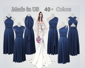 navy short dress for wedding