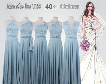 powder blue infinity dress