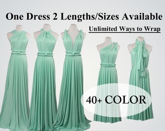 mint green multiway bridesmaid dress