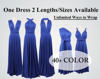 Royal Blue Bridesmaid Dress Etsy
