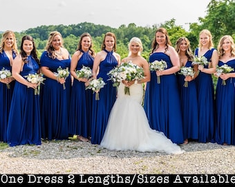 royal blue wedding bridesmaid dresses