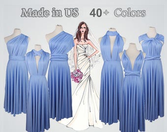 twist and wrap bridesmaid dresses