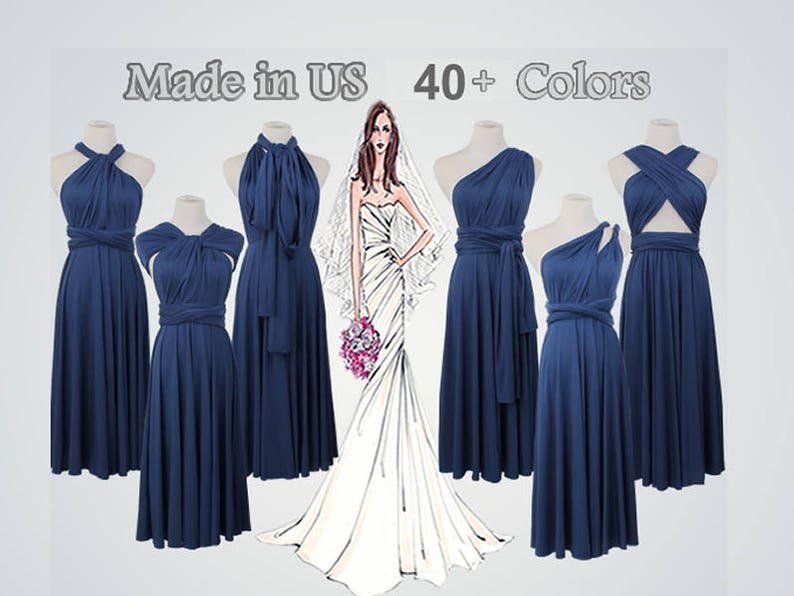 Navy Blue Short Dresses