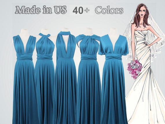 infinity dress blue