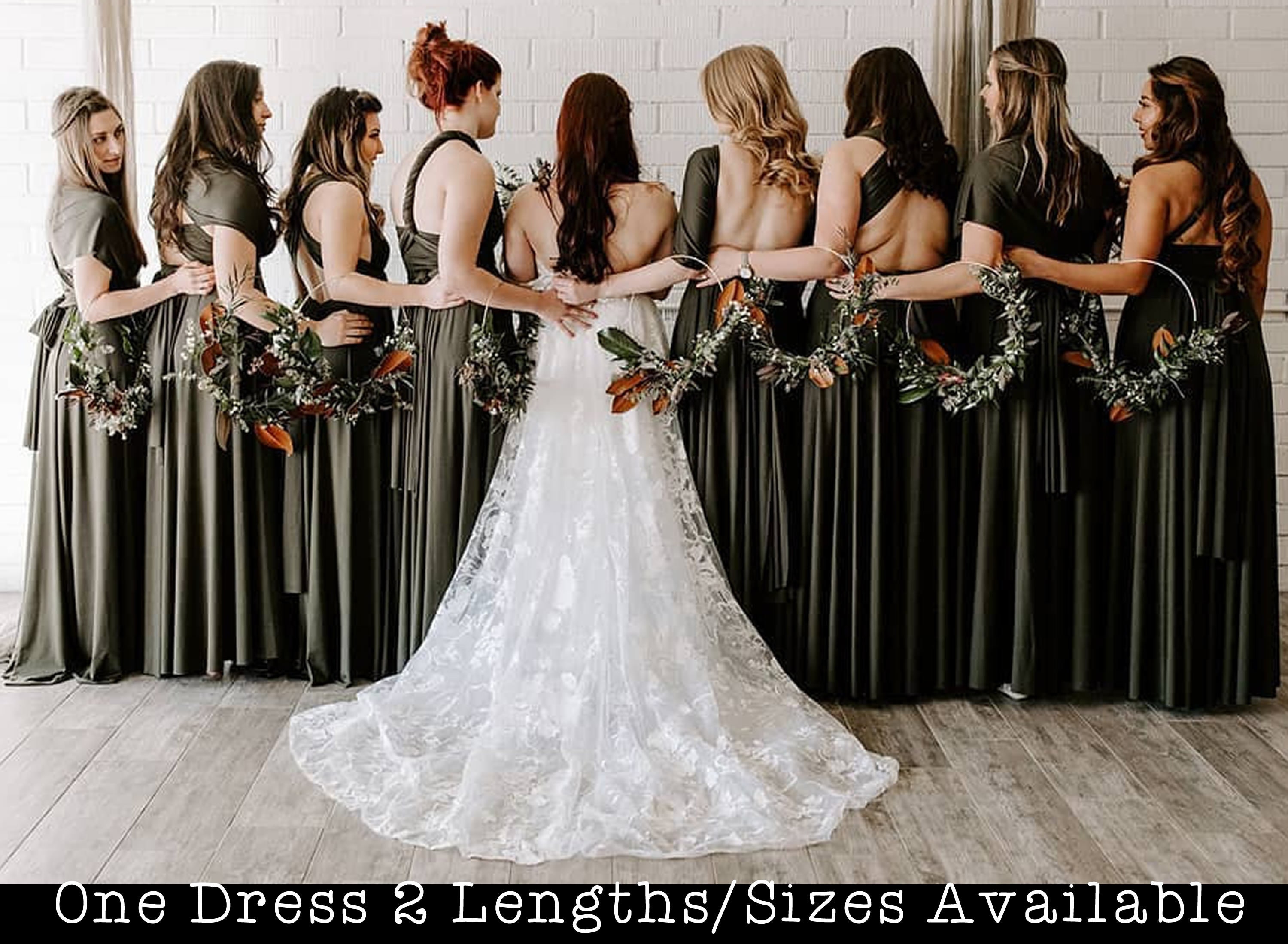 moss green bridesmaid dresses