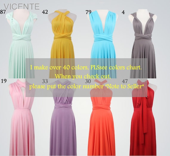 short convertible bridesmaid dress