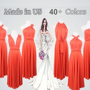 coral dresses short