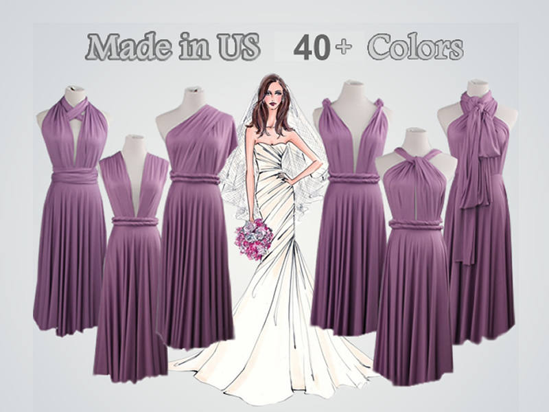 Lavanda vestido corto de dama de honor lila corto infinito - Etsy España Lavanda vestido corto de dama de honor lila corto infinito - Etsy España