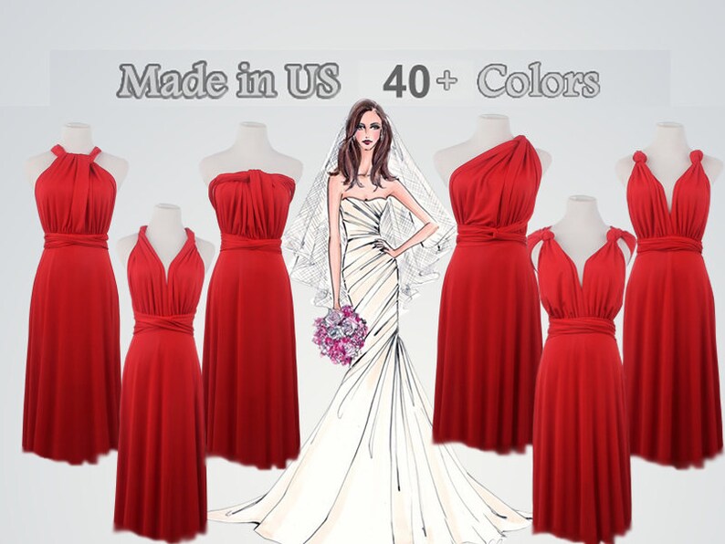 Ruby Red Short Dresses