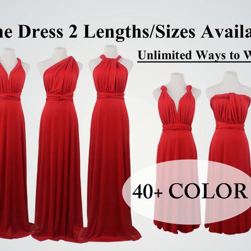 Ruby Red Bridesmaid Dresses Infinity ...