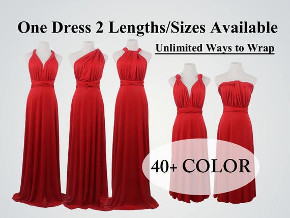 ruby red color dress