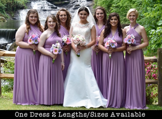 lilac and lavender bridesmaid dresses