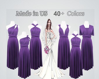 Bridesmaid Dress Purple | Etsy
