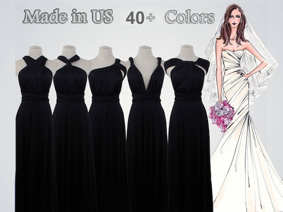 Vestidos de damas negro sales