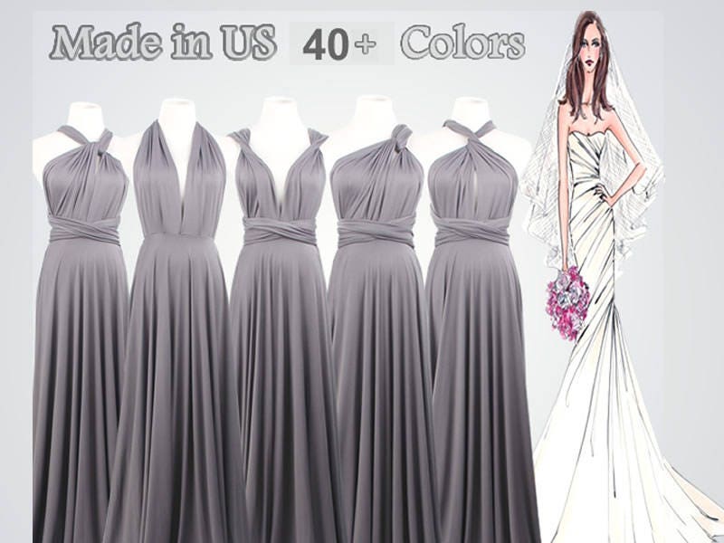 Floor-length Infinity Dress Long Bridesmaid Dress Infinity - Etsy