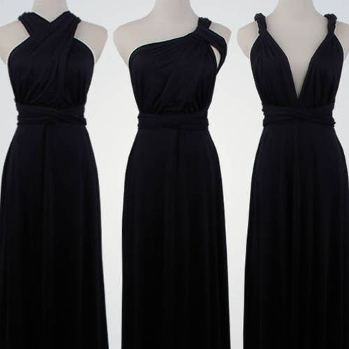 Black Bridesmaid Dress Black Infinity ...