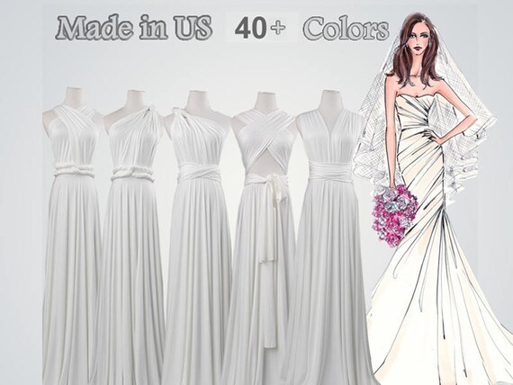 infinity white dress