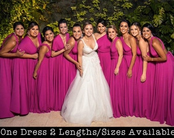 Long bridesmaid dress infinity bridesmaid dress long infinity dress multiway dress Wedding Dress bridesmaid convertible wrap dress