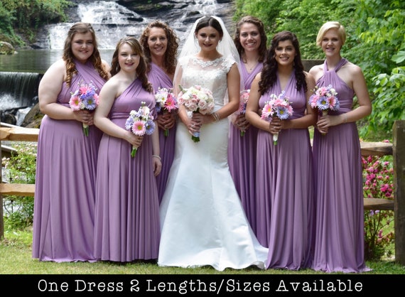 Lavender Cap Sleeves Bridesmaid Prom Dresses Evening Gown -  TheCelebrityDresses