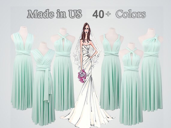 mint infinity dress