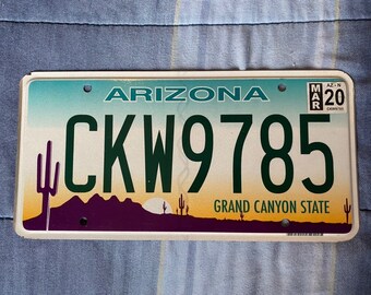 Schilder 4/ Fun az-Grand Canyon License Plate
