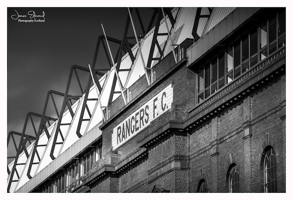 Rangers Football Club, Scotland Photography, Wall Decor, Rangers FC, Ibrox Stadium, Wall Decor, Glasgow Photo, Wall Art, Scottish Print