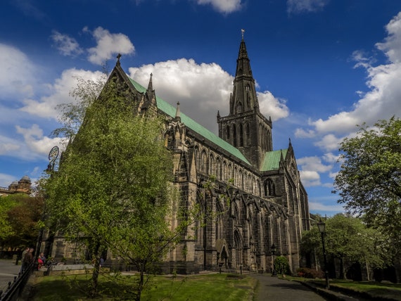 Glasgow Cathedral Photo, Glasgow Cathedral Print, Glasgow Print, Glasgow Photo, Glasgow Photography, Glasgow Wall Art, Glasgow Wall Decor