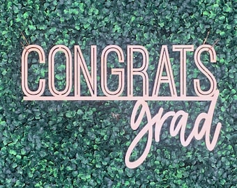 Graduation backdrop sign, congrats grad graduation sign, congrats grad photo backdrop, graduation photo backdrop graduation photo booth sign