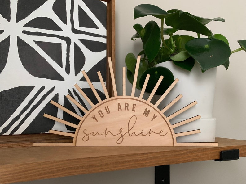 You Are My Sunshine Decor You Are My Sunshine Cutout Nursery Etsy