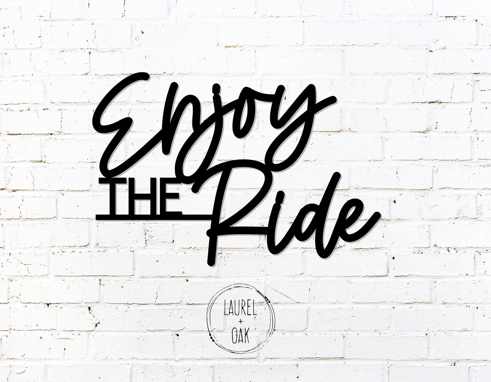 Enjoy the ride wood cutout sign enjoy the ride sign cycling Etsy