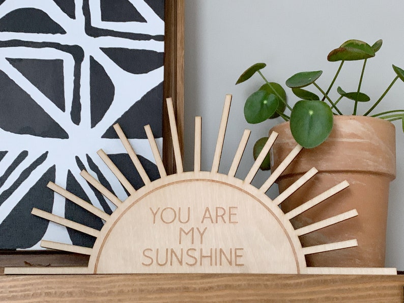 You Are My Sunshine Decor You Are My Sunshine Cutout Nursery Etsy