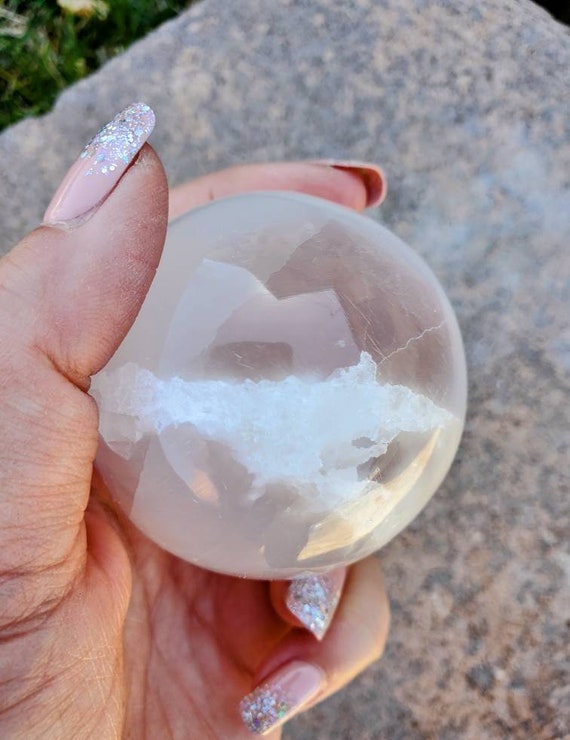 Selenite Sphere Naturally Unique™ Gypsy Gems & Jewelry™ Crystal Ball 