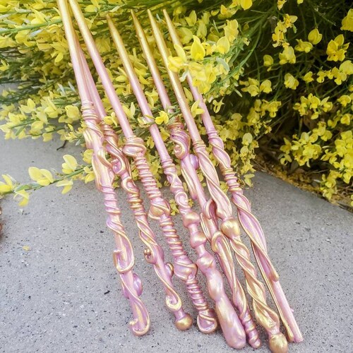 Wizard Wands Birthday Brown Wands Party Favors Etsy