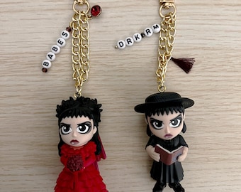 Lydia Deetz Bag Charm, Beetlejuice Bag Accessory Keychain