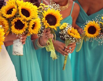 Sunflower Bouquet Etsy