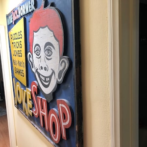 Little Jack Horner Joke & Magic Shop original sign/Boston