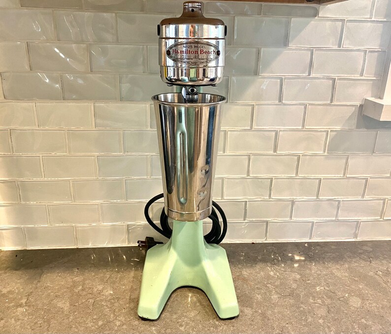 Hamilton Beach Milkshake Malt Mixer Model No.25 in Jadeite Etsy UK