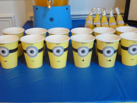 Minion Despicable Me Inspired Idea For Kids Birthday Party Etsy