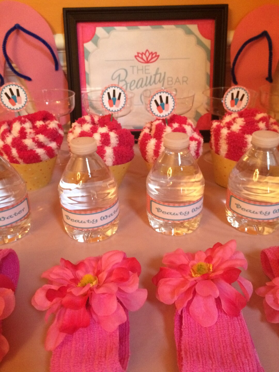 Spa Party Theme Bottle LABELS for Kids Birthday Party PRINTABLE Instant