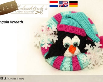 Penguin Wreath - Crochet Pattern