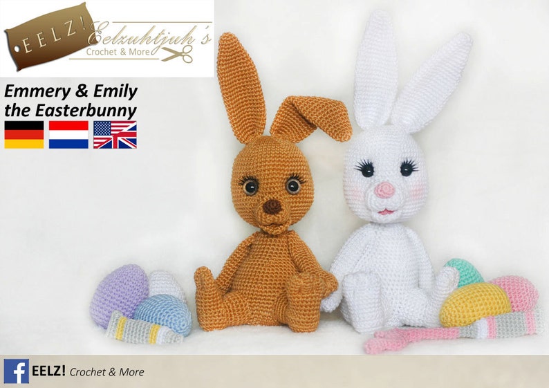 Emmery the Easterbunny Crochet Pattern image 1