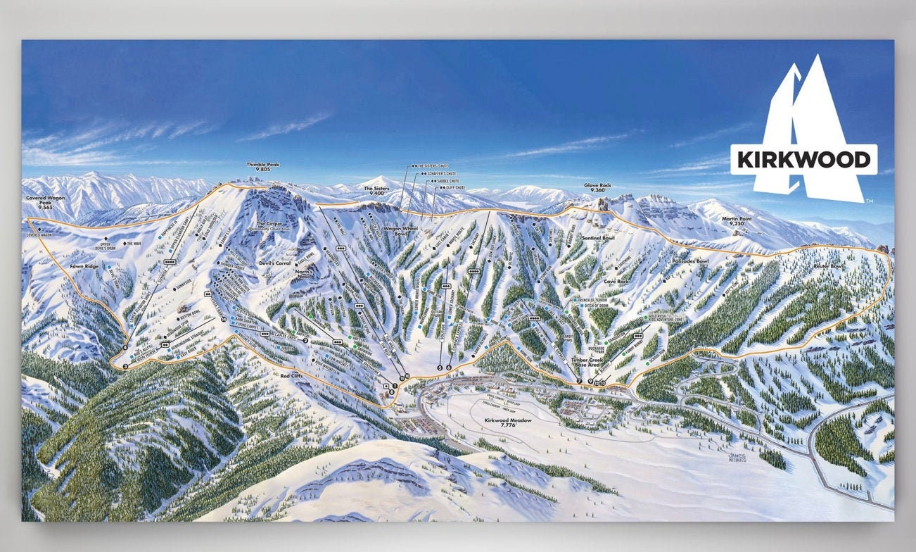 Kirkwood Trail Map