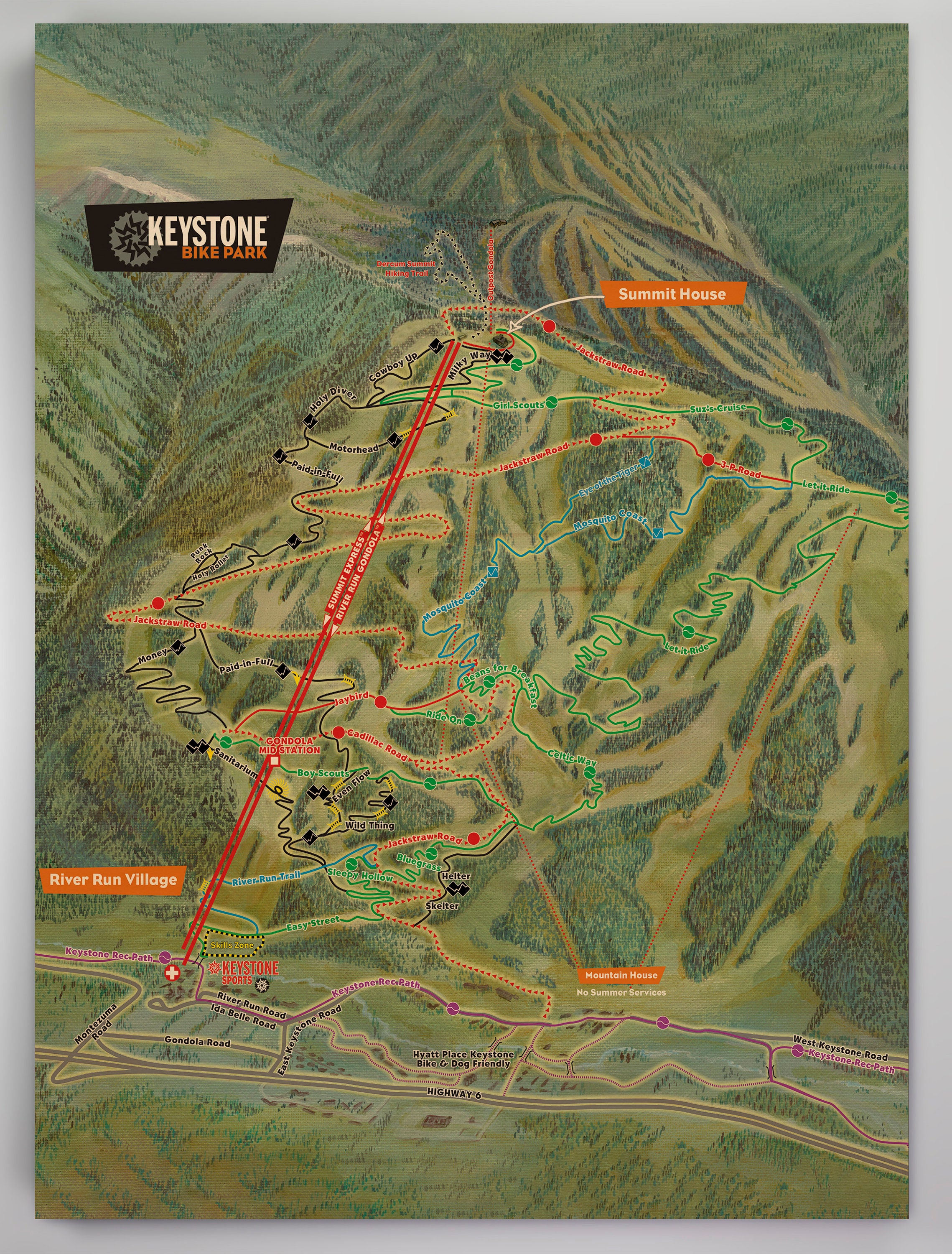 Keystone Resort Map